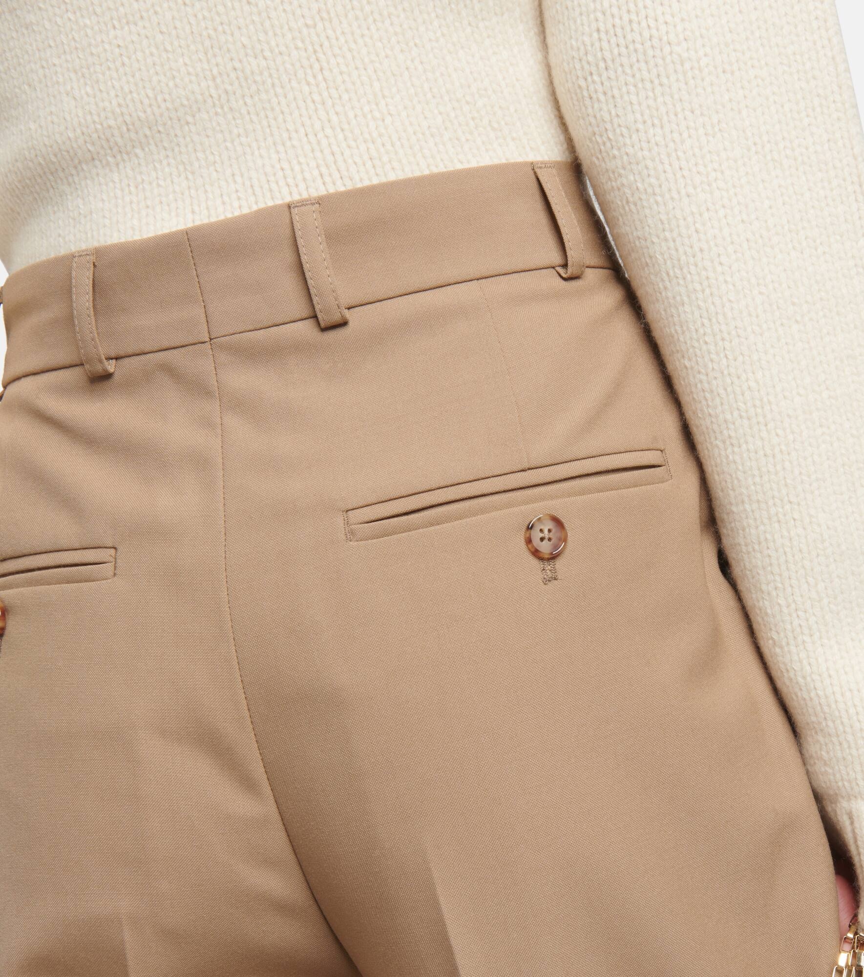 Pleated straight pants - 6