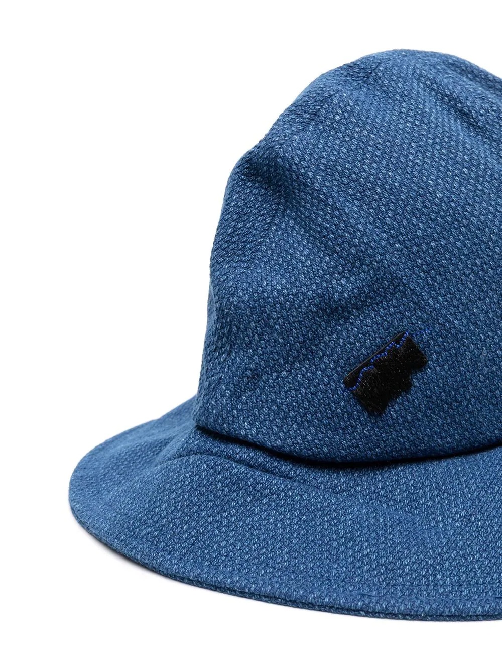 logo-patch cotton bucket hat - 2