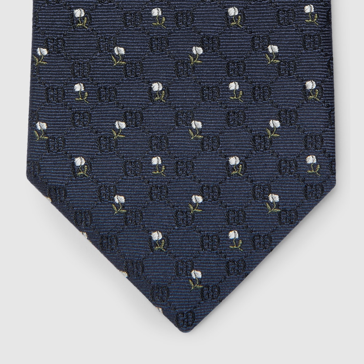 GG silk jacquard tie - 4