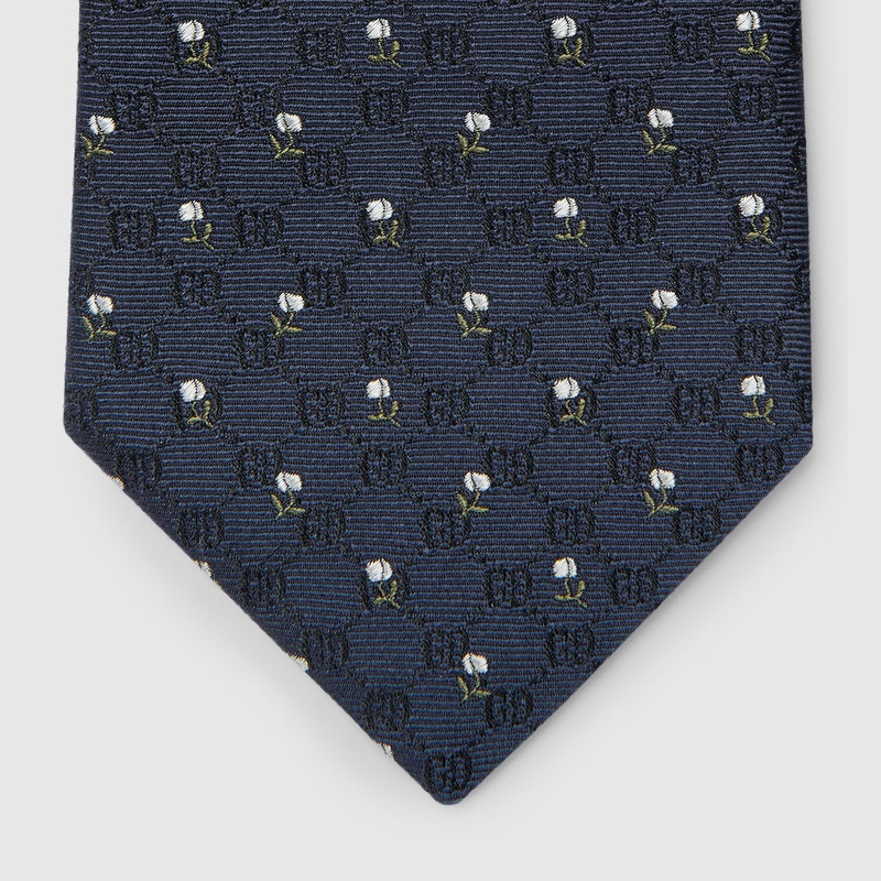 GG silk jacquard tie 4