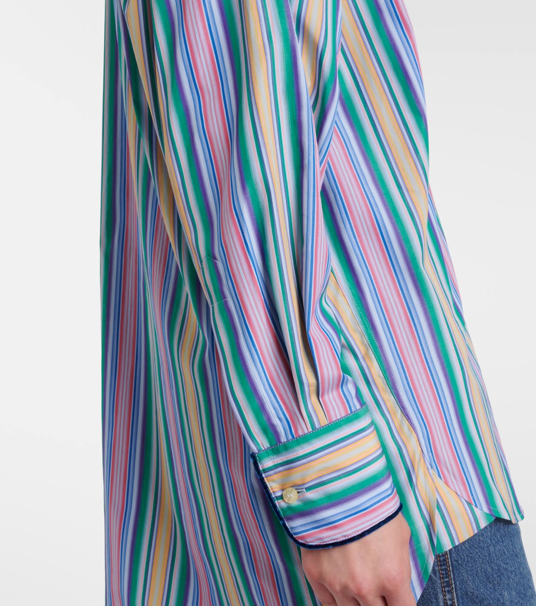 Striped cotton shirt - 6
