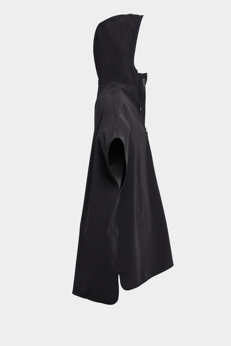 Lomma Matte Poncho Black 5