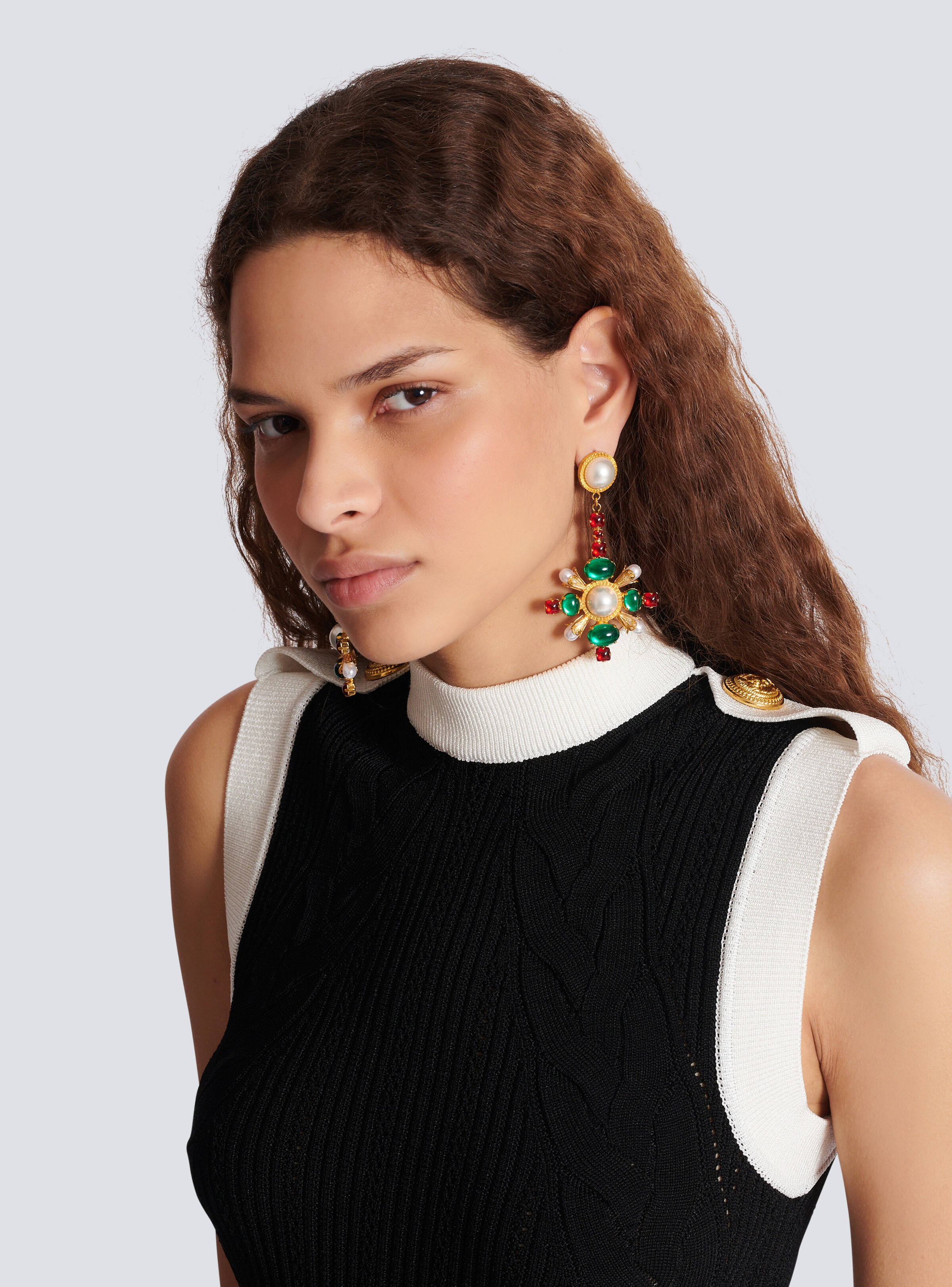 Baroque pendant earrings - 3