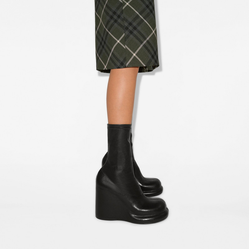 Leather Pillar Low Boots 7