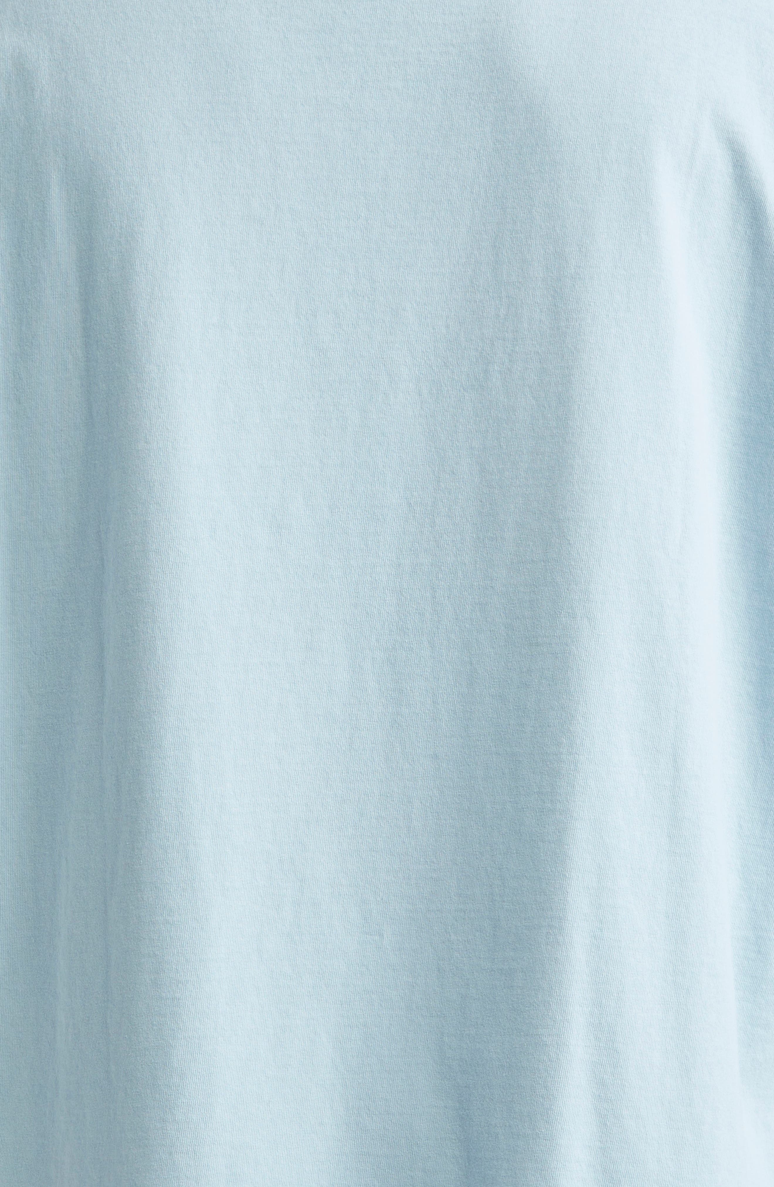 Maison Margiela Embroidered Logo Cotton T-Shirt in Blue at Nordstrom - 7