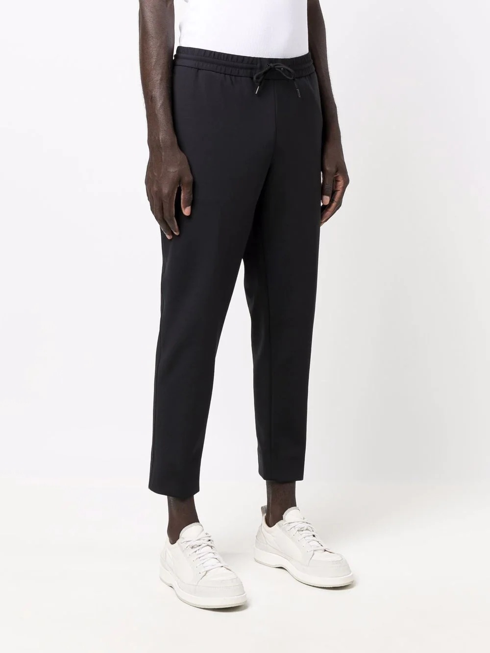 cropped drawstring trousers - 3