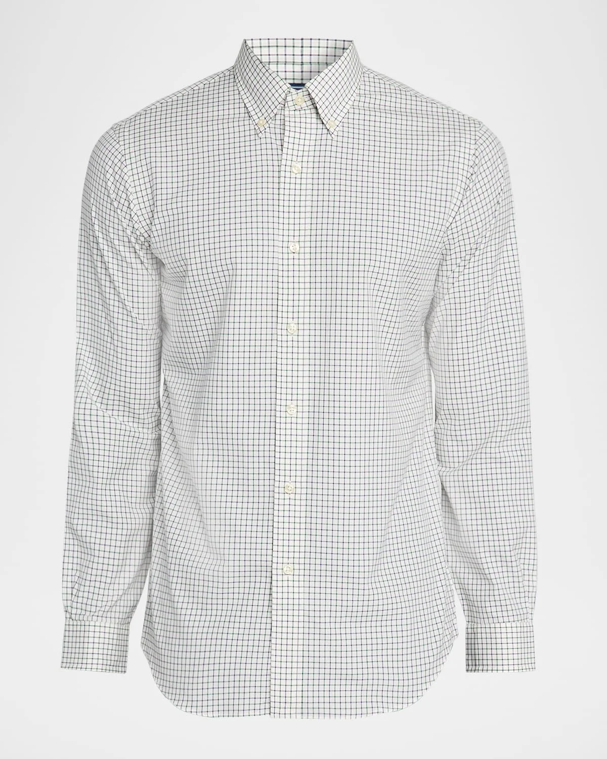 Men's Classic Fit Check Poplin Sport Shirt - 1