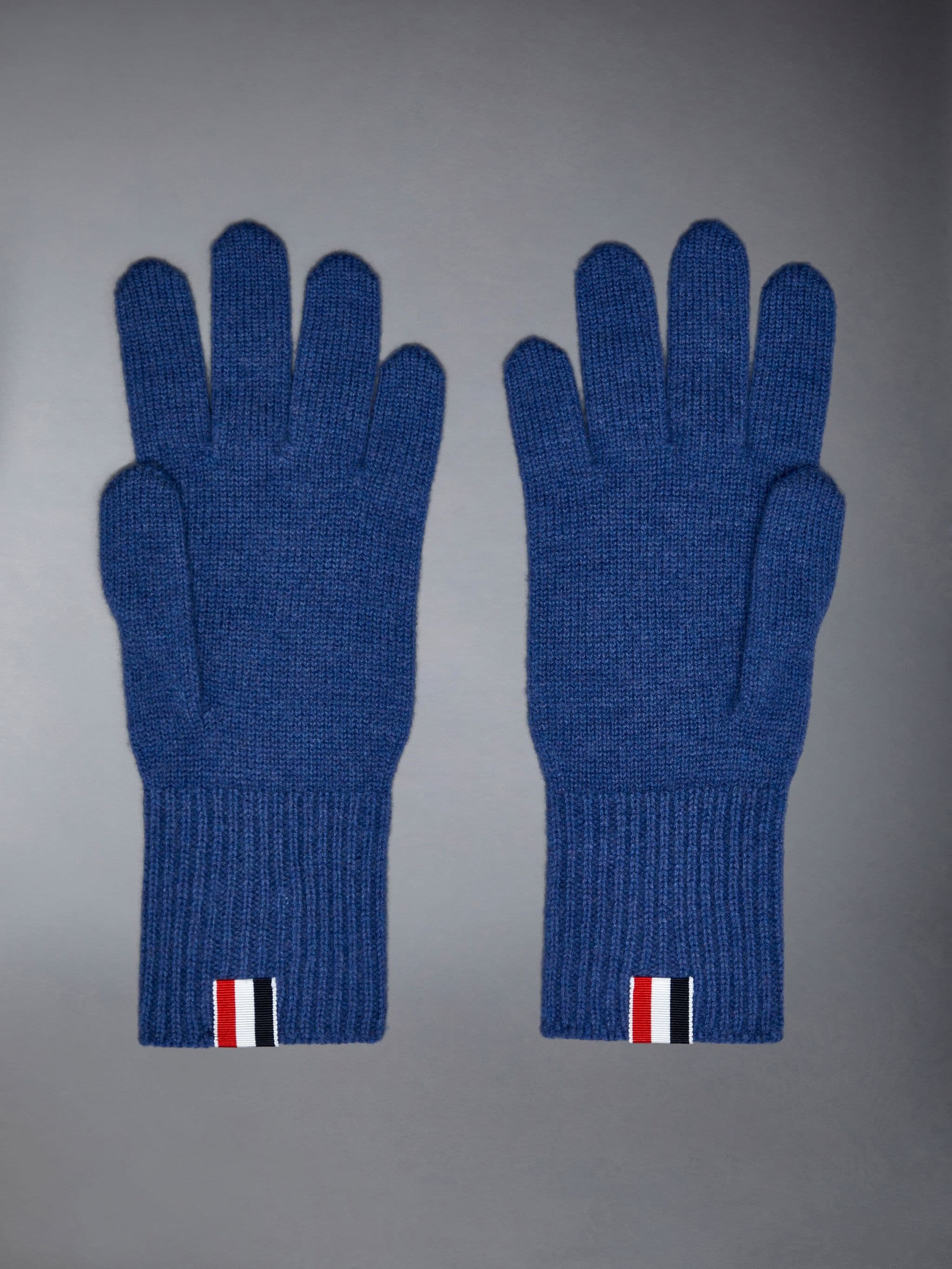 Merino Wool Stripe Jersey Gloves - 2