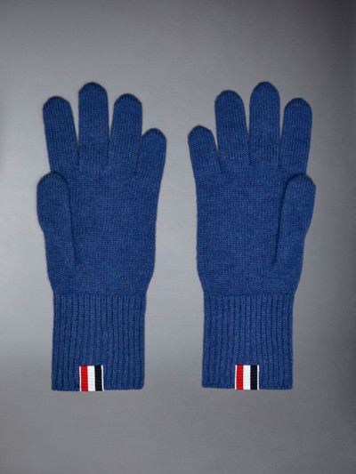 Thom Browne Merino Wool Stripe Jersey Gloves outlook