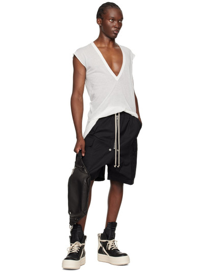 Rick Owens Black Porterville Cargobela Shorts outlook