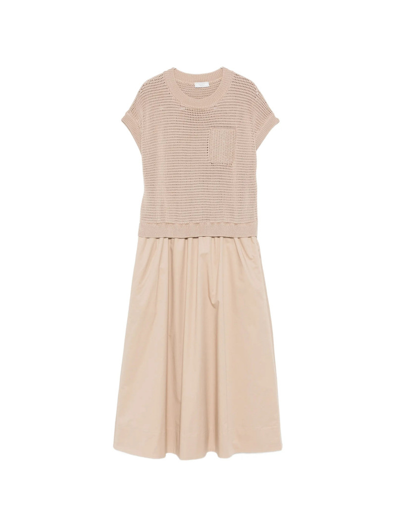 Peserico Pocket Knitted Dress 1