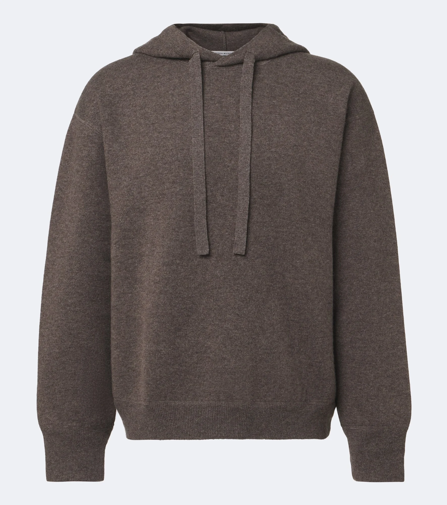 Wool and cashmere hoodie - 1