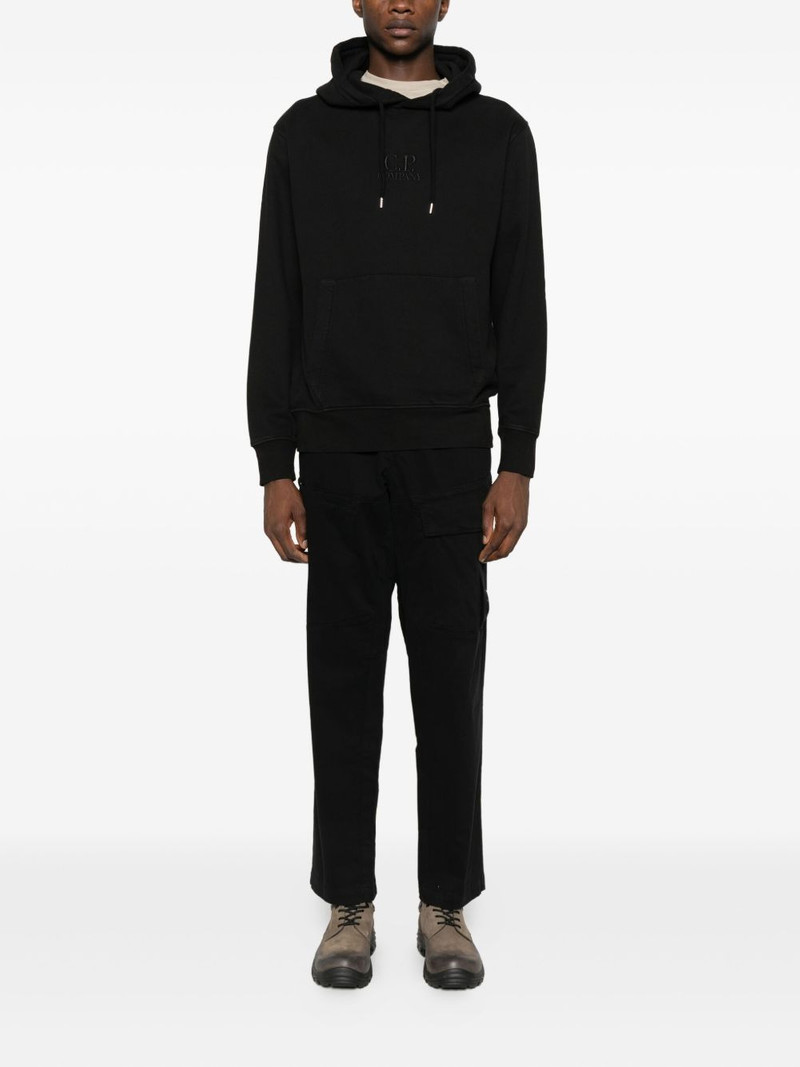 C.P. Company logo-embroidered hoodie outlook