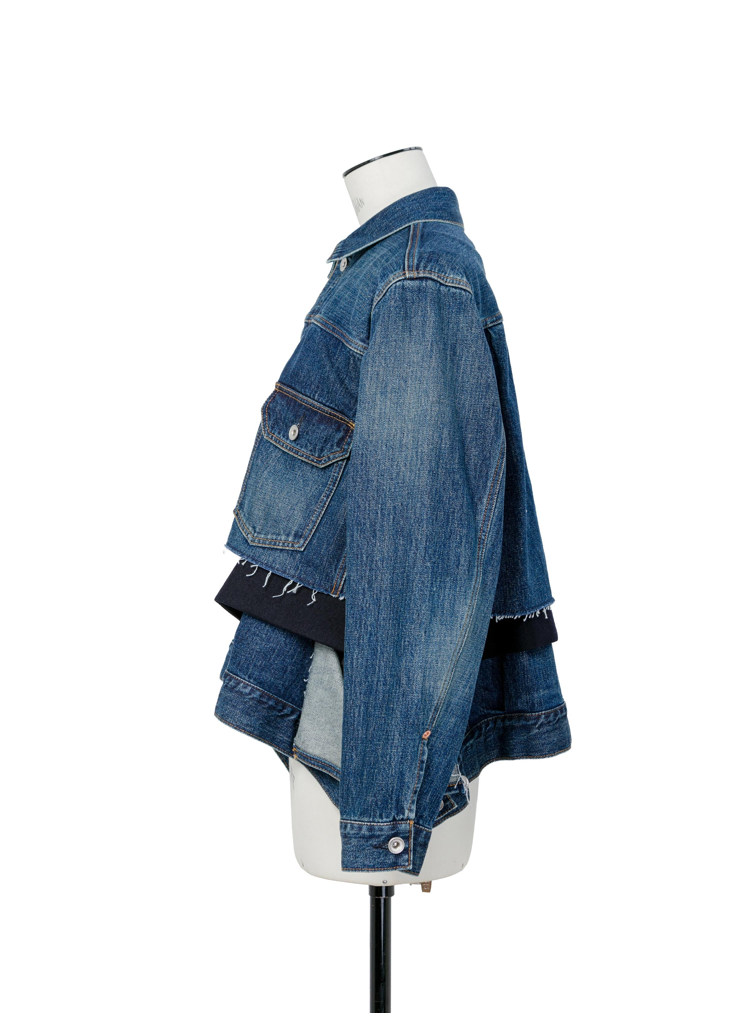 Denim x Wool Melton Jacket - 3