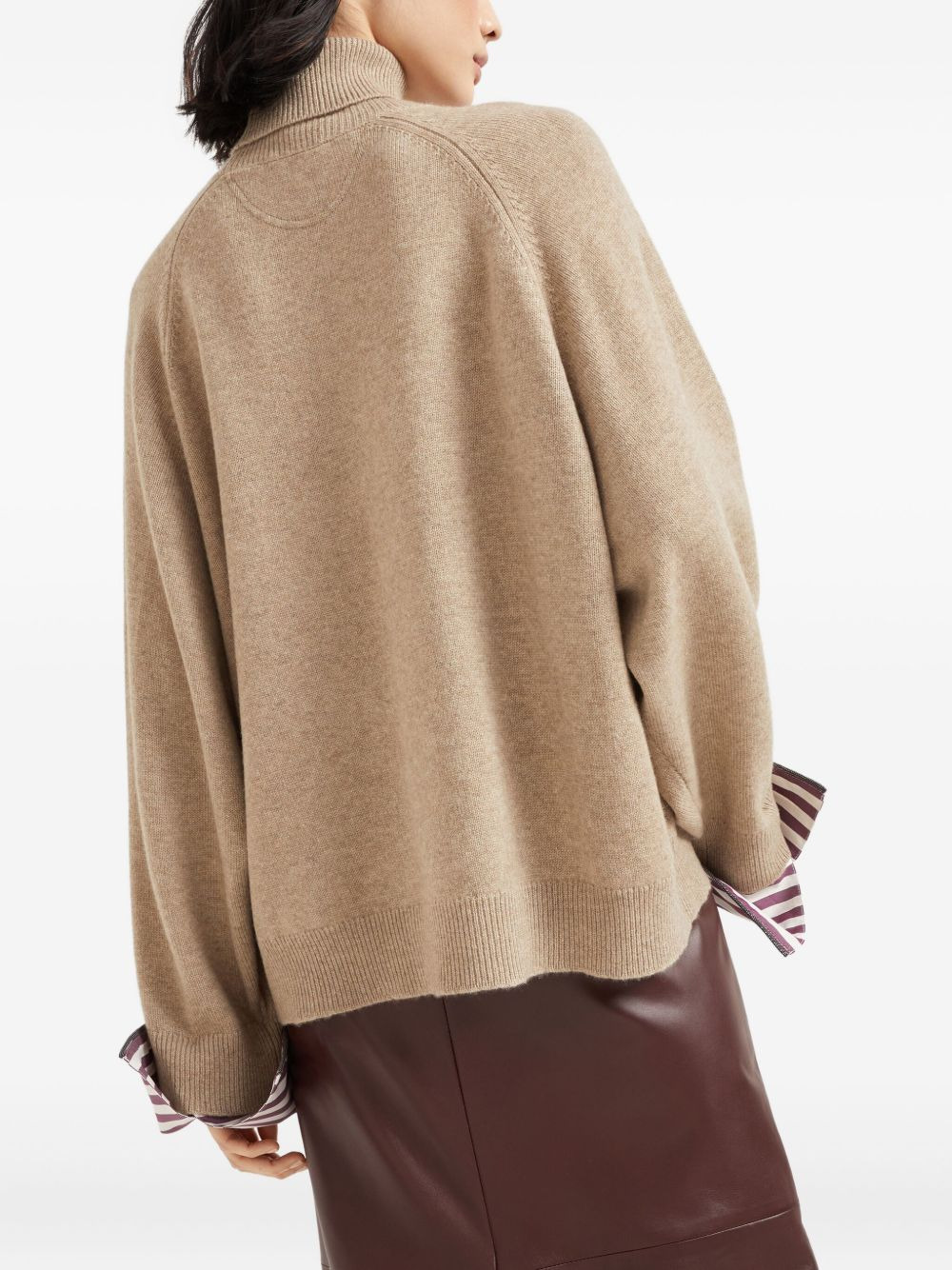 Brunello Cucinelli Women Cashmere Turtle-Neck Sweater - 6