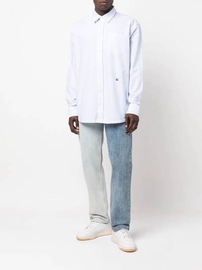 LACOSTE x A.P.C. striped cotton shirt outlook