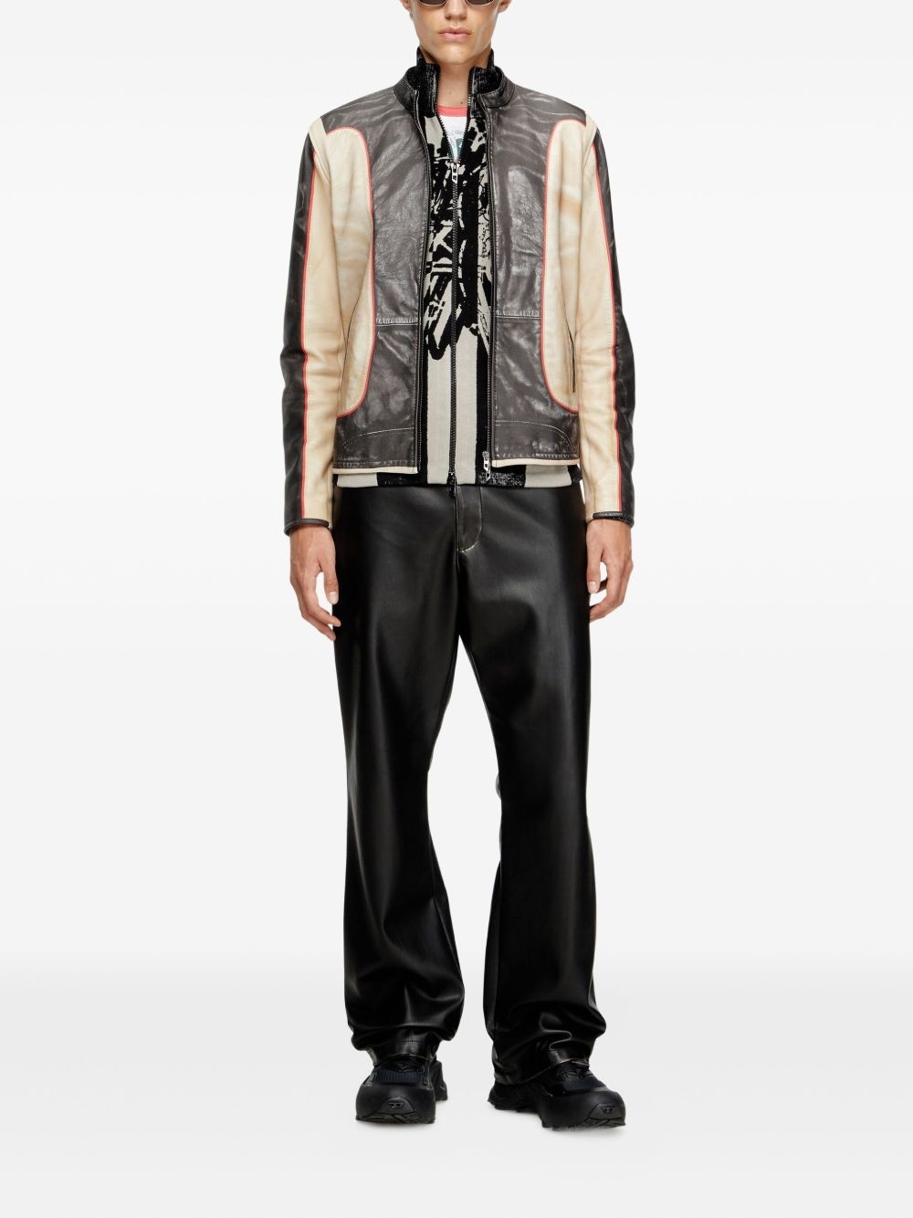 L-Evert leather biker jacket - 2