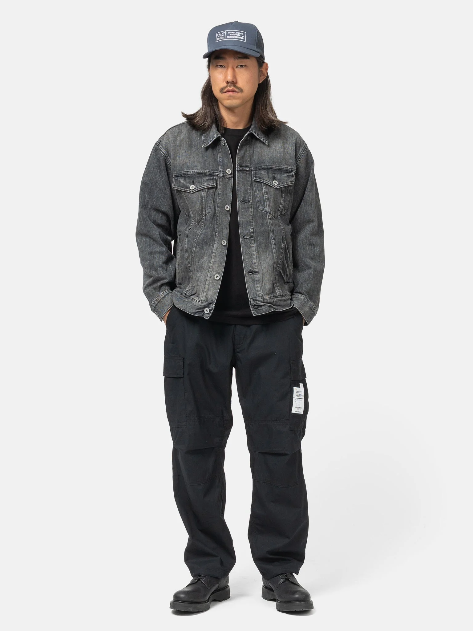 NEIGHBORHOOD RIGID DENIM TYPE-2 JACKET WASHED DENIM TYPE-2 JACKET