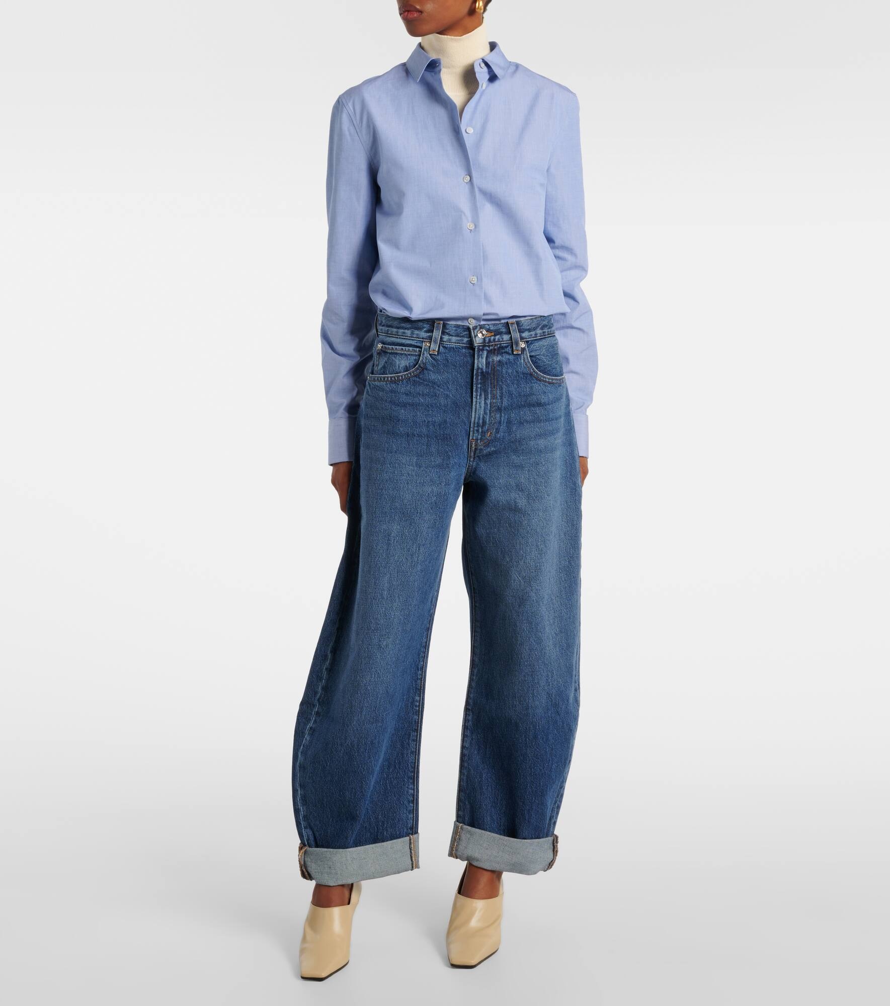 The Bubble barrel-leg jeans - 7