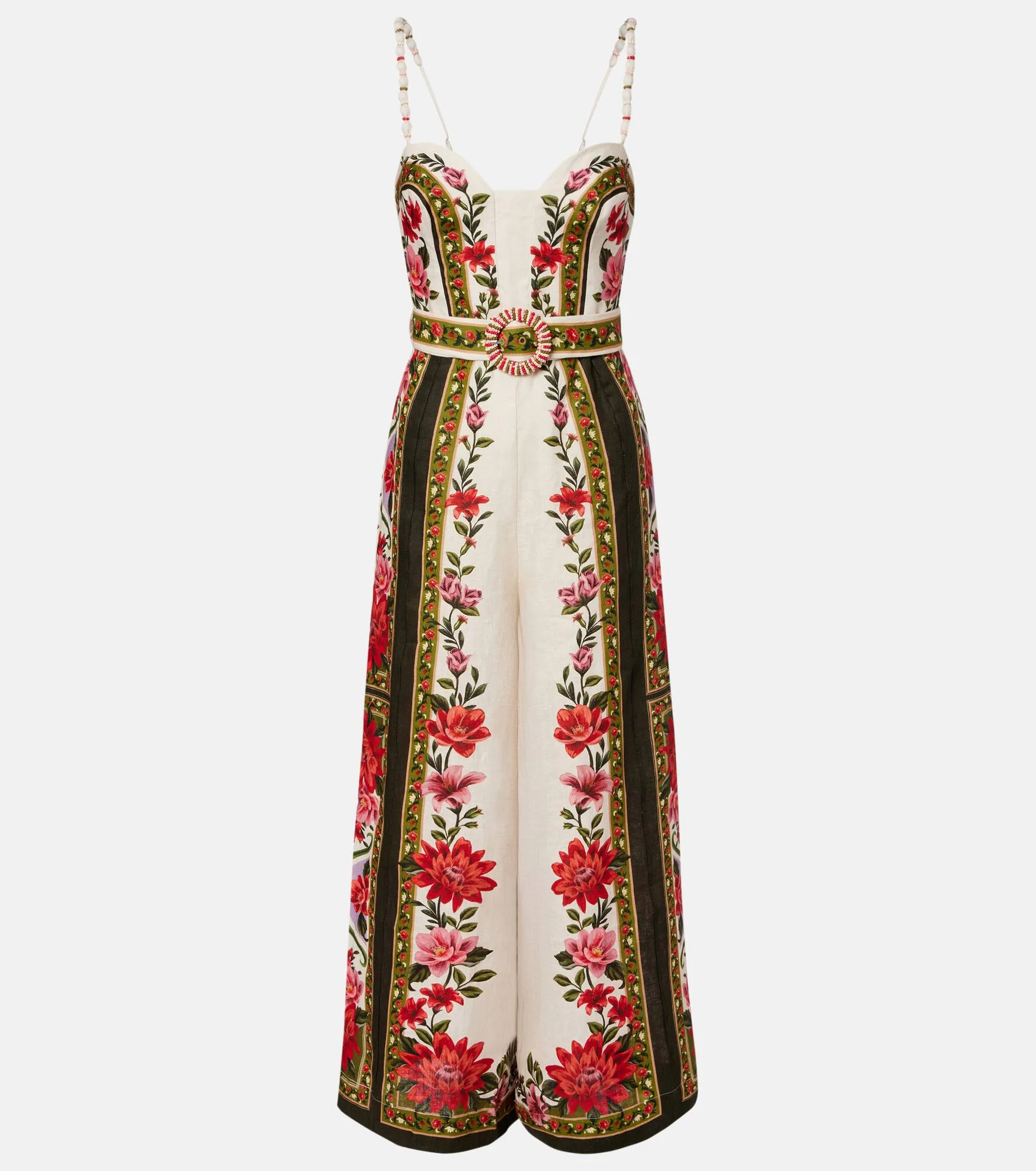 Wonder Rio belted linen jumpsuit - 1