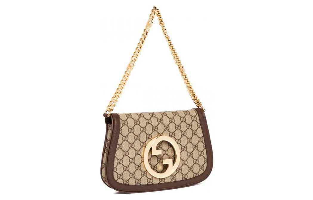 (WMNS) Gucci Blondie Shoulder Bag 'Beige Ebony Supreme' 699268-K9GSG-8358 - 3