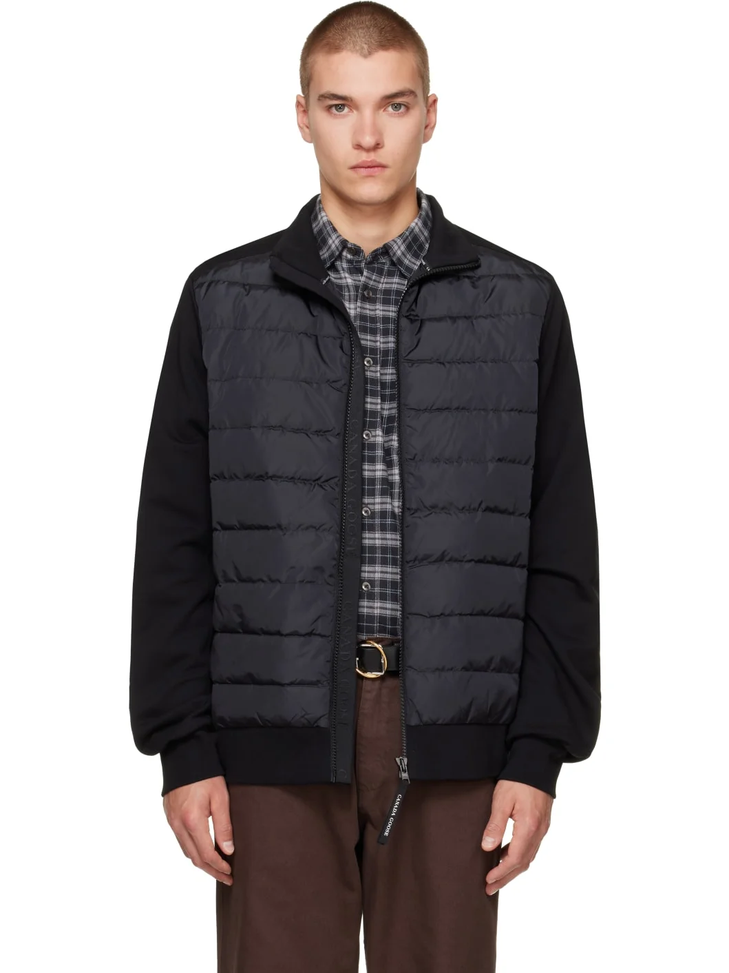 Black HyBridge Huron Full Zip Down Jacket - 1