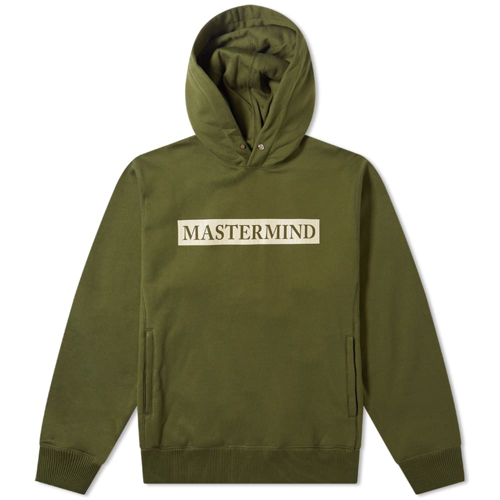 MASTERMIND WORLD Monogram Foam Print Popover Hoody - 1