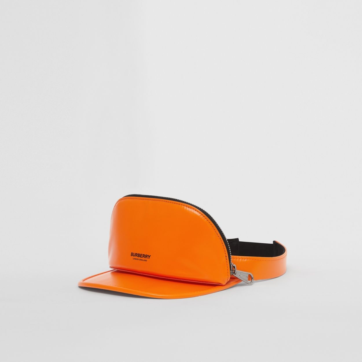 Rubberised Cotton Visor with Detachable Zip Pocket - 6