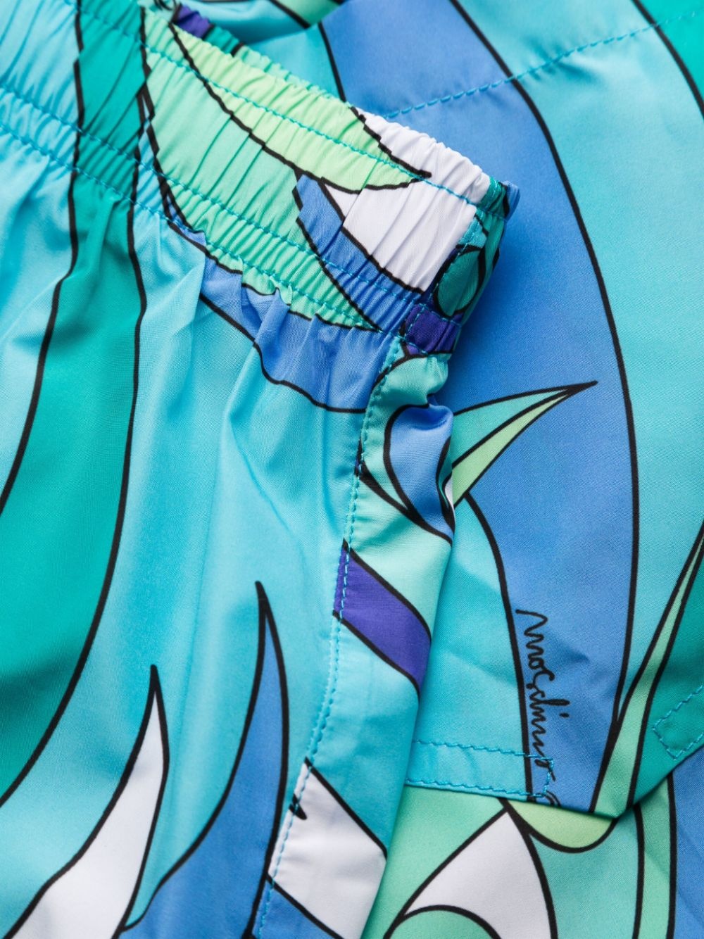 abstract-print swim shorts - 3