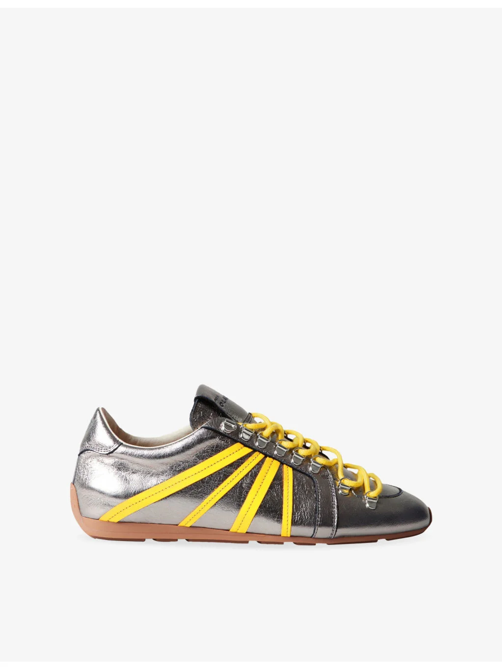 Swing Metallic Leather Trainers - 1