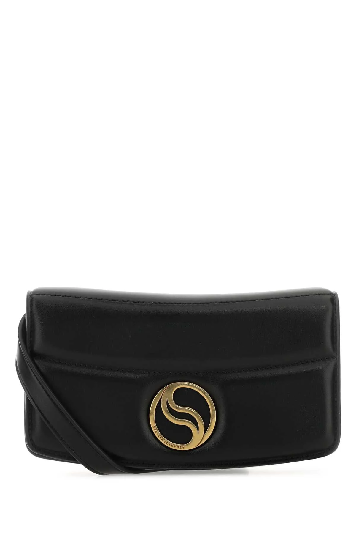 Stella Mccartney Women Black Alter Mat Mini S-Wave Wallet - 1