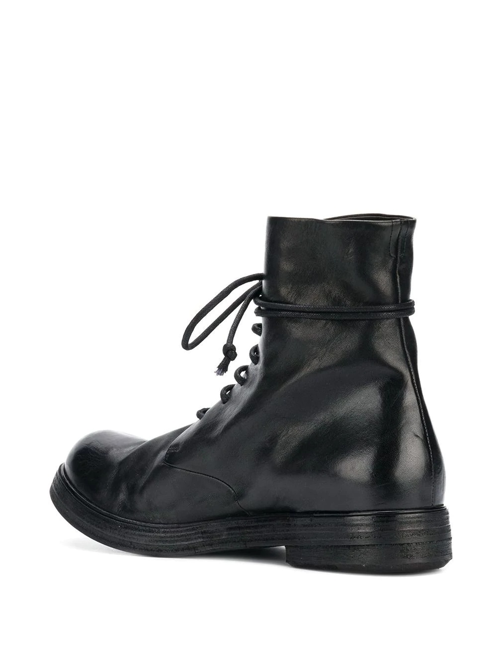 lace-up combat boots - 3