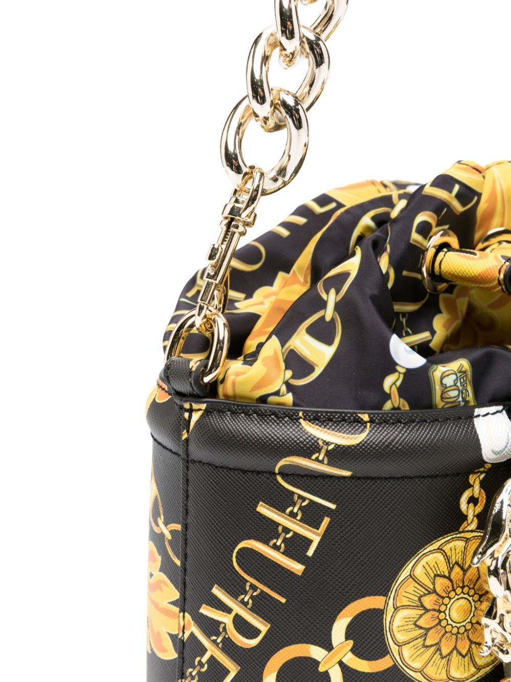 baroque-buckle bucket bag - 4