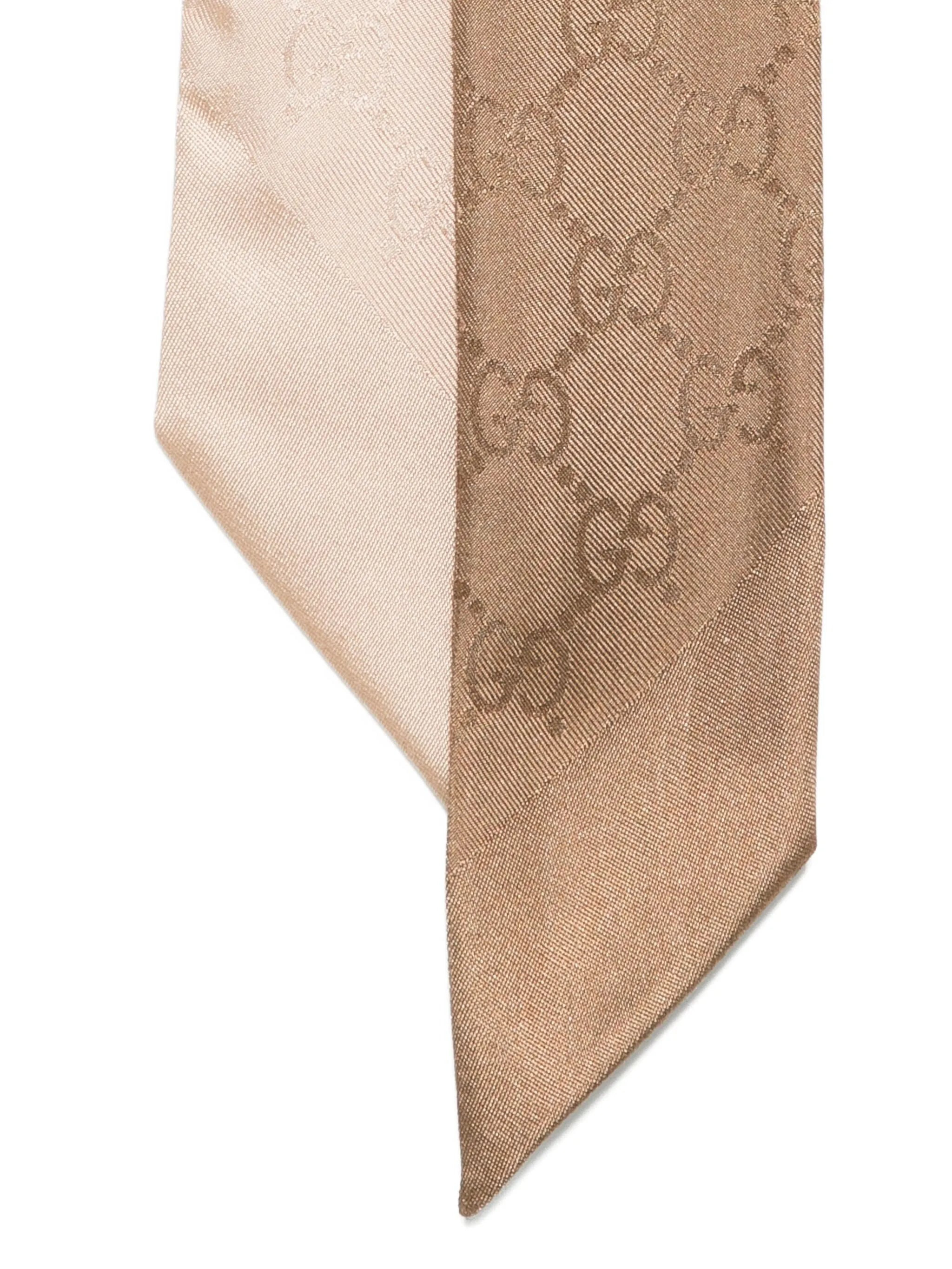 Gucci Monogram Silk Scarf - 2