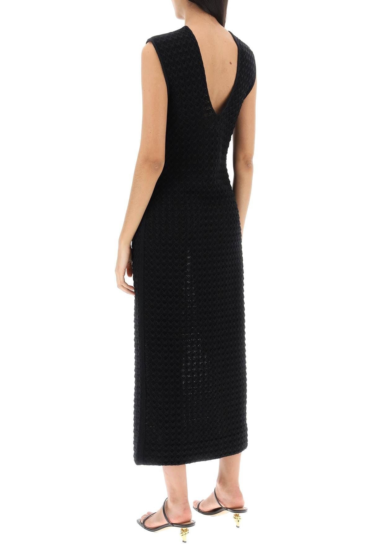 MIDI DRESS IN OPENWORK KNIT - 9