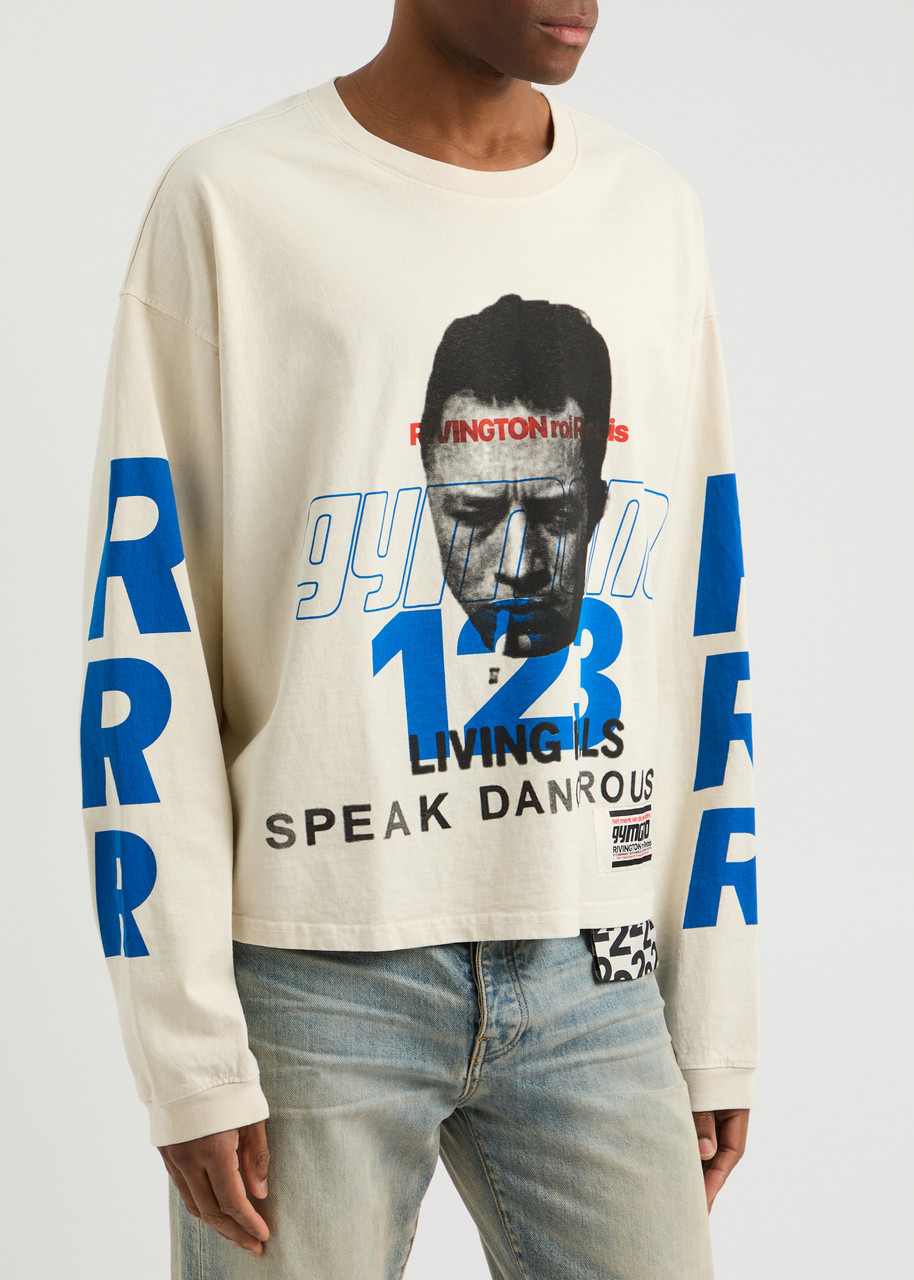 Rivington Roi Rebis Speak Dangerously Printed Cotton top - 2