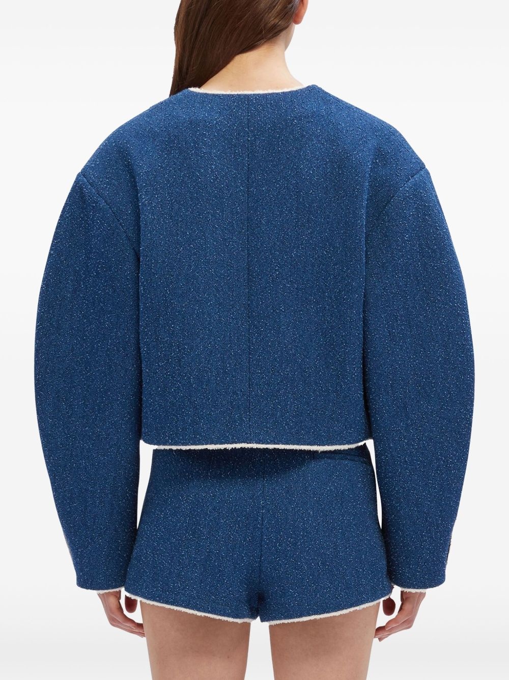 contrast-trim jacket - 4