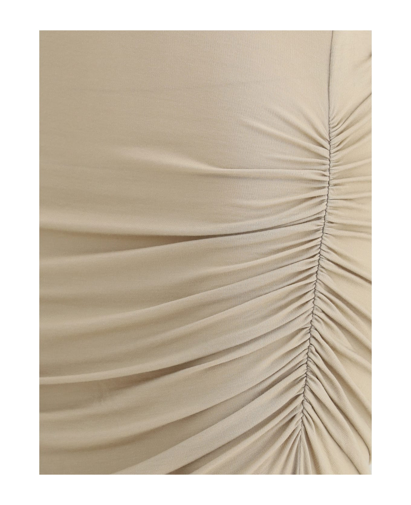 Draped Midi Dress - 3