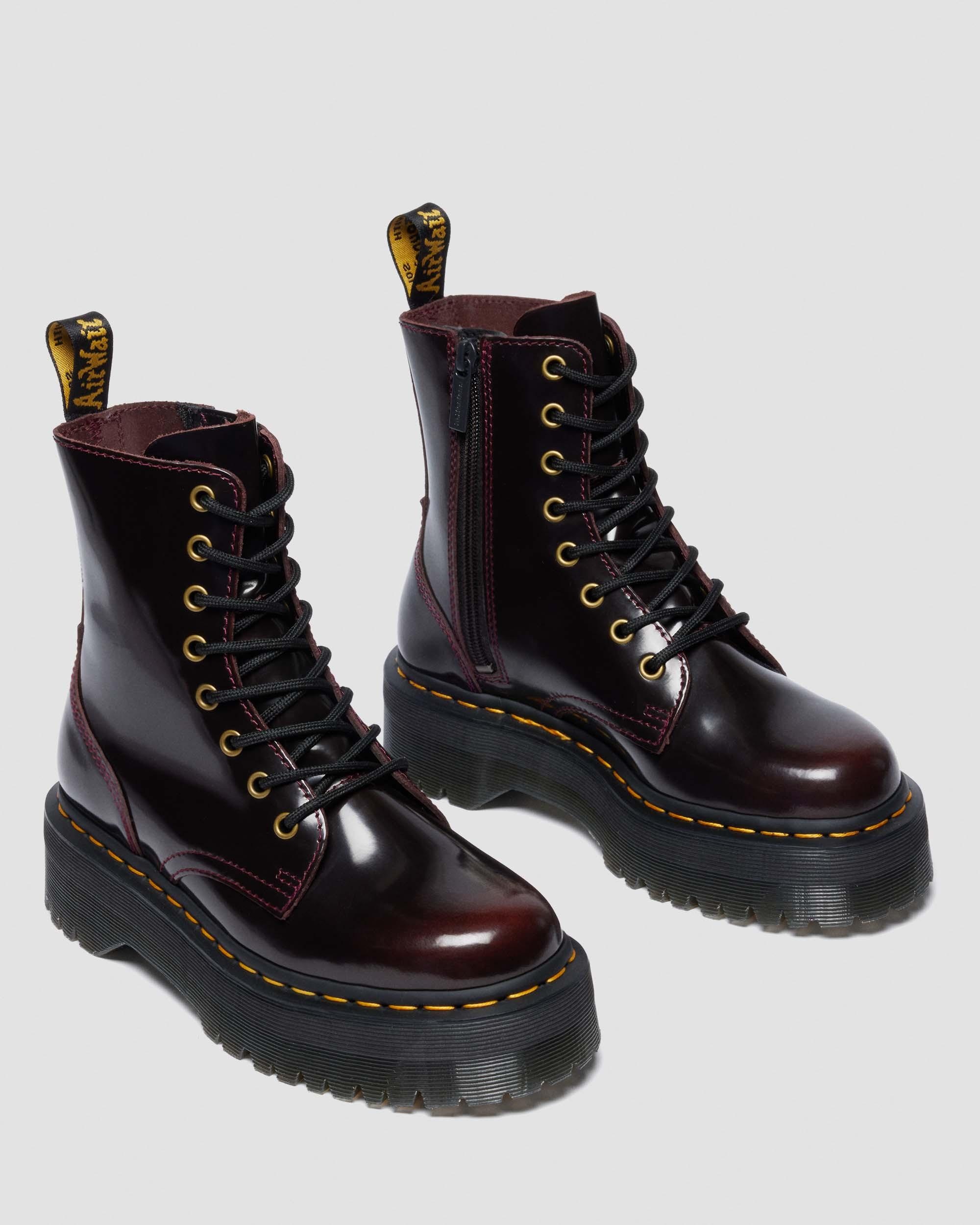Jadon Arcadia Leather Platform Boots - 8