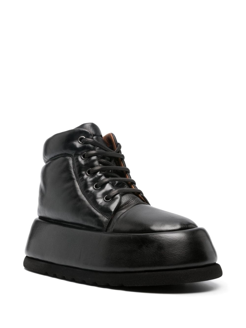 smooth-grain leather boots - 2