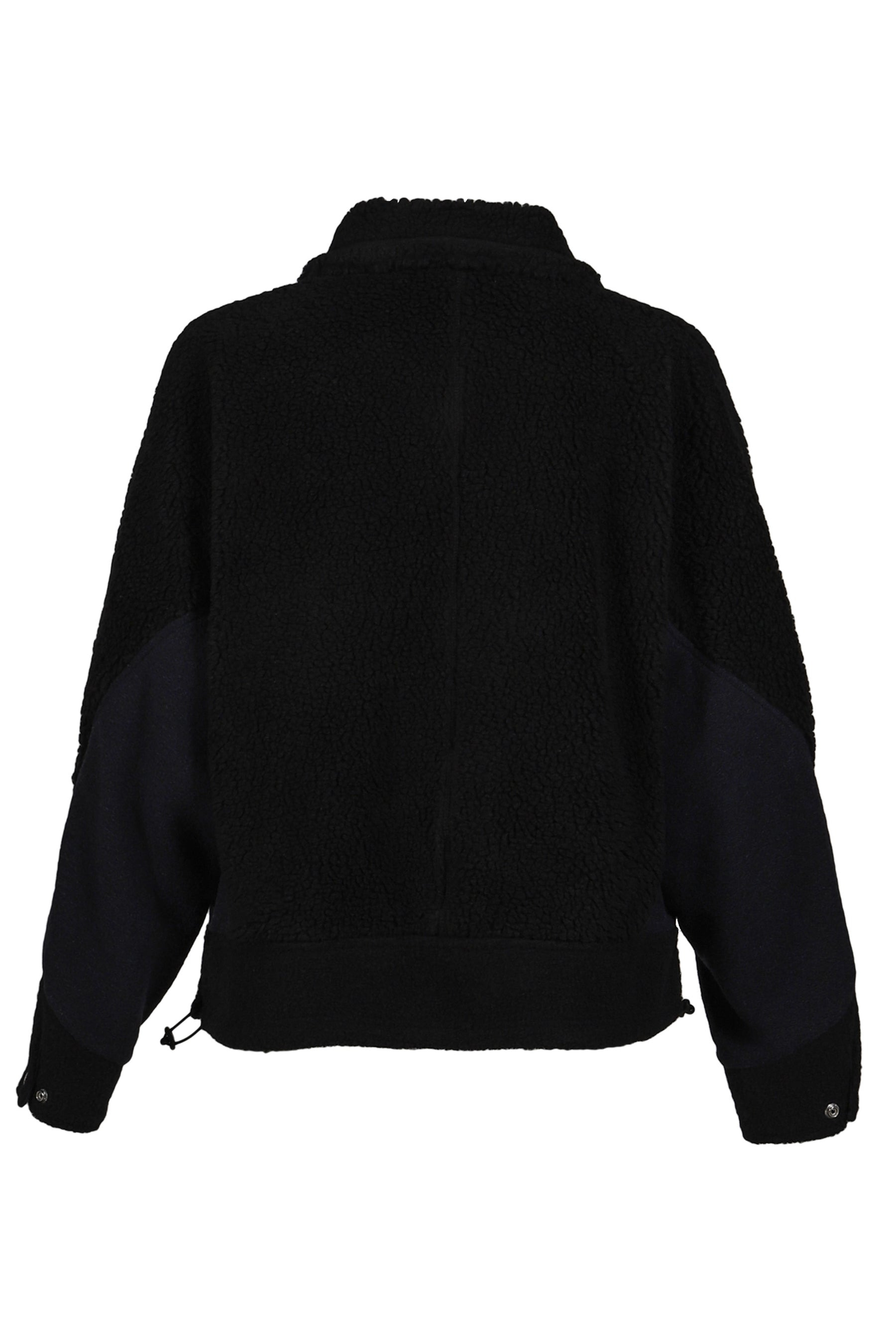 WOOL JERSEY BLOUSON / BLACK - 2