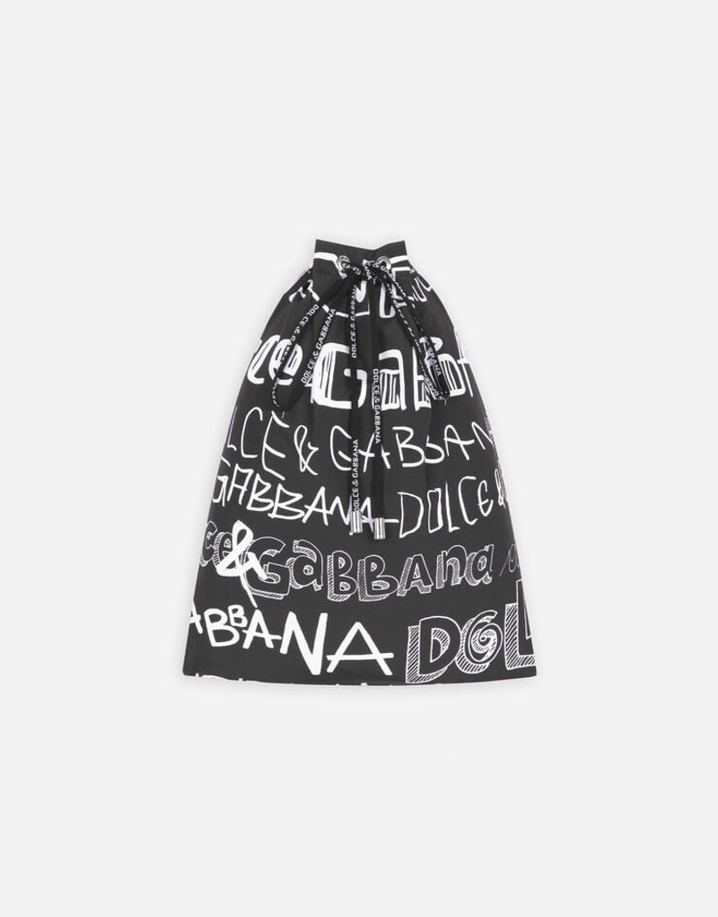 Dolce & Gabbana Mid-length swim trunks with all-over Dolce&Gabbana print outlook