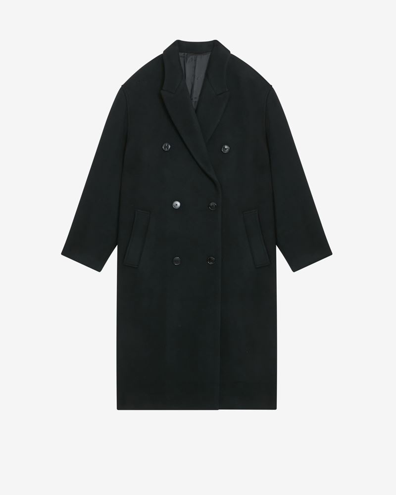 コート Isabel Marant FW23 THEODORE COAT (MA0099FA_A3D19I10ST) Isabel Marant THEODORE WOOL COAT | isabelmarant | REVERSIBLE