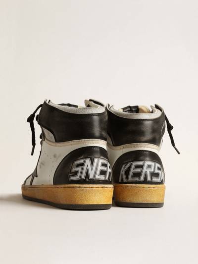 Golden Goose Sky-Star in white nappa leather with black leather star outlook