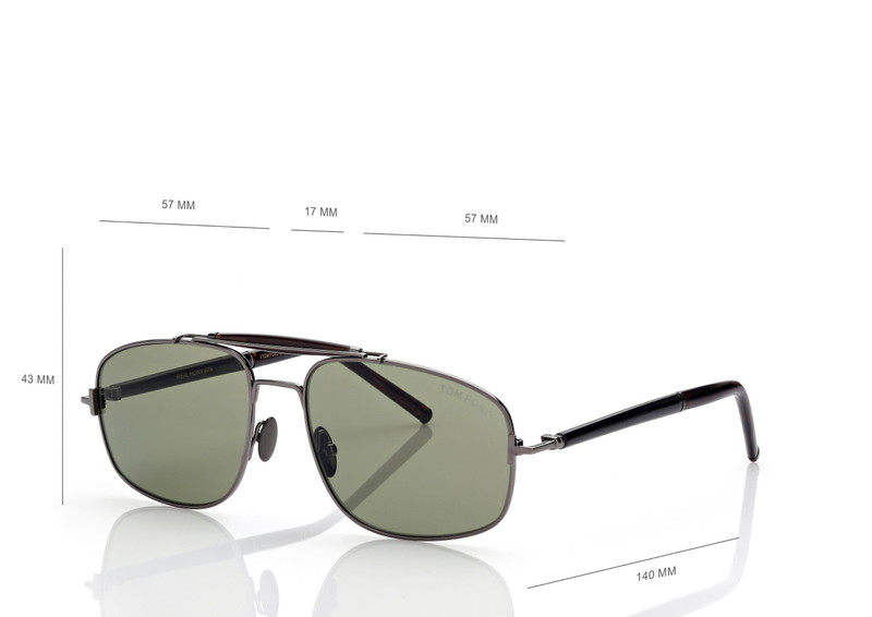 TITANIUM AND HORN NAVIGATOR SUNGLASSES 4