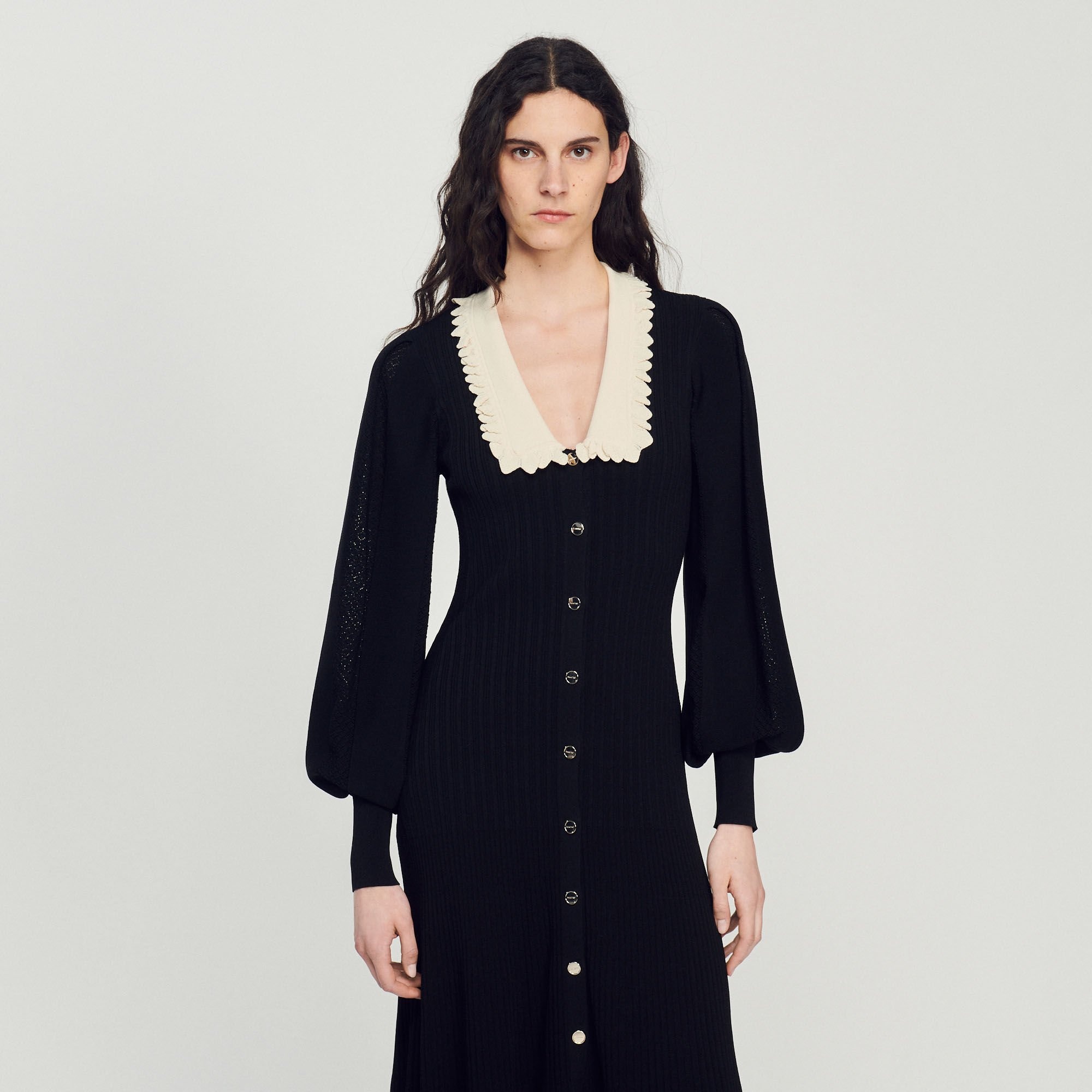 LONG DRESS WITH LONG SLEEVES - 5