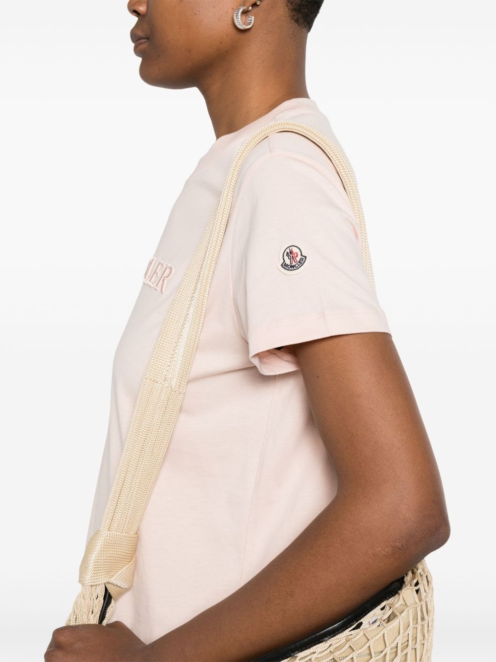 logo-embroidered T-shirt - 5