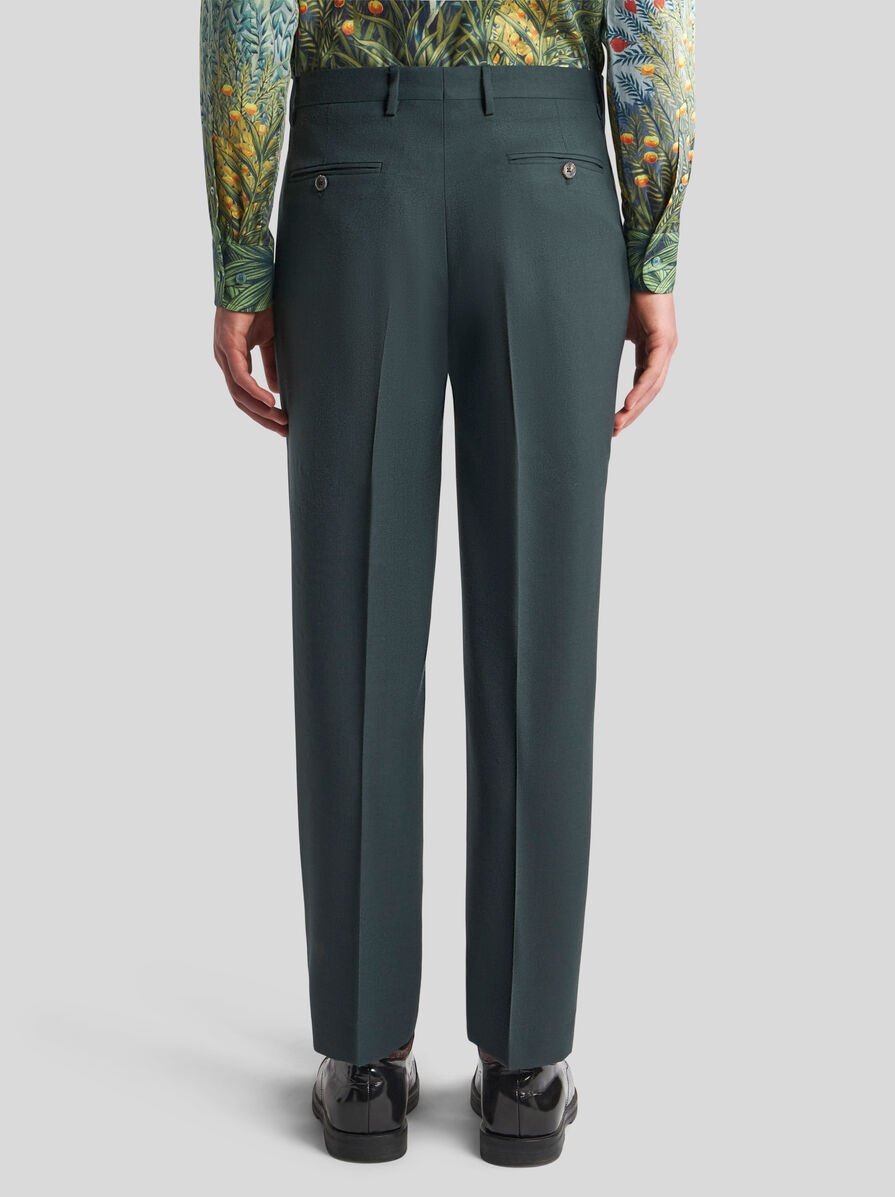 WOOL TROUSERS WITH PLEATS - 5