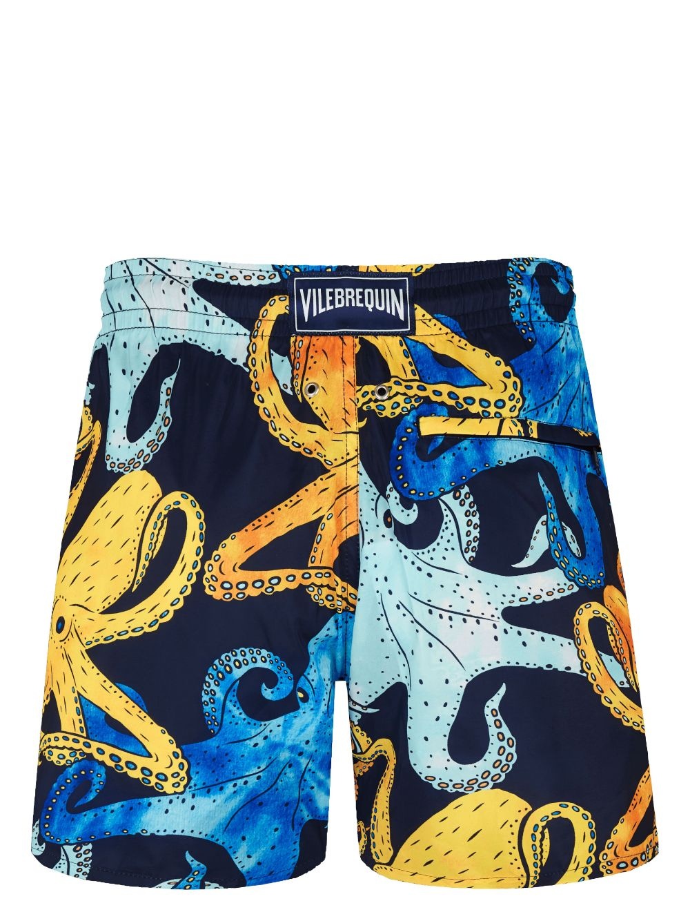elasticated-waist printed swim shorts - 2