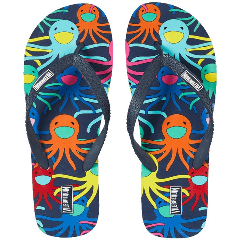 Vilebrequin Men Flip Flops Multicolore Medusa outlook